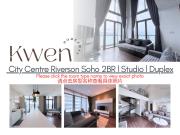 KWEN Suites - City Centre Riverson Soho 2BR l Studio