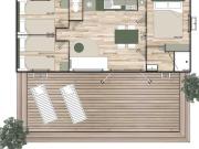 Mobil-home de Luxe avec Terrasse - API-1-52-678