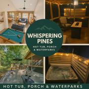 Whispering Pines Hot Tub, Porch & Waterparks