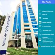 MLA Flat Hotel Moema Ibirapuera - Completo e ótima localização