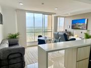 Relax with a views, massage chairs and coffee station