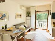 Bright sea front apartment with balcony