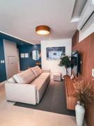 Apê elegante, terraço Lindo e ótima localização