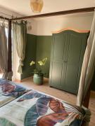 Ferienwohnung mit Blick auf die Abteikirche