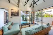 Designer Oasis with Private Pool in Central Canggu by The Rice Field