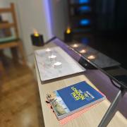 Central Room with Private bathroom and Patio!