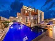 Modern villa in Lachania with private pool