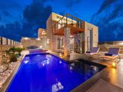 Modern villa in Lachania with private pool