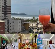 Ape aconchegante a 50m da Praia Tupi Wi-Fi, Smart TV e enxoval completo