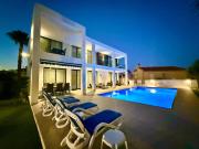 Luxury villa with large swimming pool and outdoor area