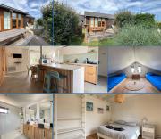 Olivia Plage, charmante maison lumineuse au calme bien équipée à 100 m plage d Asnelles proche Arromanches et Bayeux, au coeur des plages du déabarquement, jardin, deux belles terrasses, parking