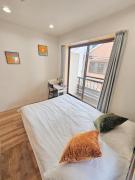 浅草花日美居 Asakusa Hanabi 205 Room Double Bed 4 min walk to Asakusa Temple Direct subway access to Narita Haneda Airport