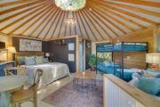 Unplugged Retreat! Unique Yurt with Deck in Smokies