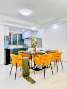 classy executive three bedroom apartment with swimming pool, fully equipped gym ample parking space children playing ground and amazing scenic views