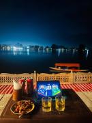 Dal lake group of houseboats