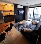 Studio 703 Premium no Centro de Chapecó com Sacada Piscina Academia e Vaga Garagem