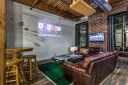 Denim Lofts-Sports DWTN Loft-Projector TV-Poker Table-Balcony-2C