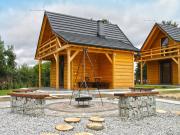 A wooden, eco-friendly house by the Goszcza lake Living room, 2 bedrooms