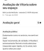 604- APARTAMENTO da FAMÍLIA - varanda vista mar- poucos passos da praia