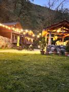 Cottages in mountains