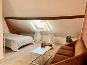 Chaleureuse et spacieuse chambre, sdb privative