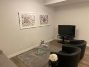 Brand new suite with parking pad at the back