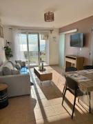Apartment T2 with sea view in Saint Cyprien 50 m from the beach, parking