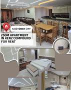 Premium 4 Bedroom Furnished Home Garden Fully AC,Gated Compound Near Pyramids