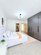 Comfort living three bedroom apartment with fully equipped gym swimming pool private parking space ,child play area and amazing scenic views