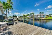 Canal-Front Gem with Lanai and Dock in Cape Coral
