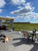 Log Cabin with Hot Tub Large Patio Near Cork city