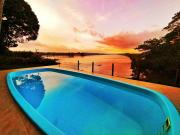 Casa de Temporada Felicidade, 2 Piscinas, 38 Hóspedes, 9 Suítes, 2 Churrasqueiras em Itacaré na Bahia