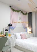 greencottage 1 minute from subway, full option new construction, cooking, Netflix # living a month # business trip