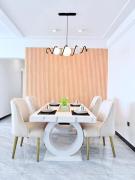 celestial three bedroom apartment with swimming pool fully equipped gym ample parking space children playing ground and a relaxing well manicured garden area for relaxing