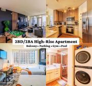 High-Rise Haven in the City Pool & Gym Included