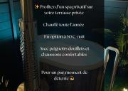 La Cachette du Domaine du Moulin avec son spa privé en option