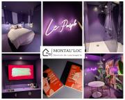 Le Purple, love room centre ville avec parking
