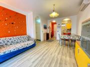 Colourful flat with a balcony