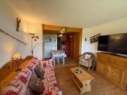 Studio cabine Les Saisies - 4 pers, vue pistes, balcon sud - FR-1-293-415