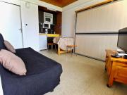 Studio 3 personnes au pied des pistes avec balcon exposé Ouest - FR-1-340-68