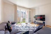 Séjour Cosy - 5 min Aéroport Orly - Parking Privée & Terrasse