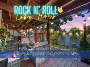 Rock N’ Roll Lake Haus | Lakefront, Kayaks, Decks