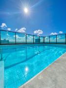 Flat com vista do mar perto do shopping e aeroporto