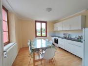 Vue sur la montagne au centre de Bussang