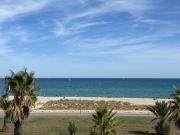 Apartment T2 with sea view in Saint Cyprien 50 m from the beach, parking