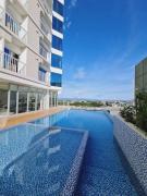 Studio with Balcony plus City View at Inspiria with Fast WiFi & Free Netflix