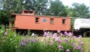 Vintage Caboose Rental in Historic Small Town near Springfield, Massachusetts