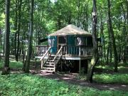 Incredible Equipped Yurt Amazing for a Glamping Experience in East Meredith, New York