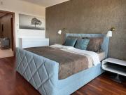 Family apartment with the view of the old town Prague city with free parking