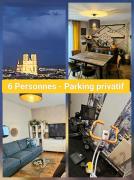 Reims Center Cathedral View